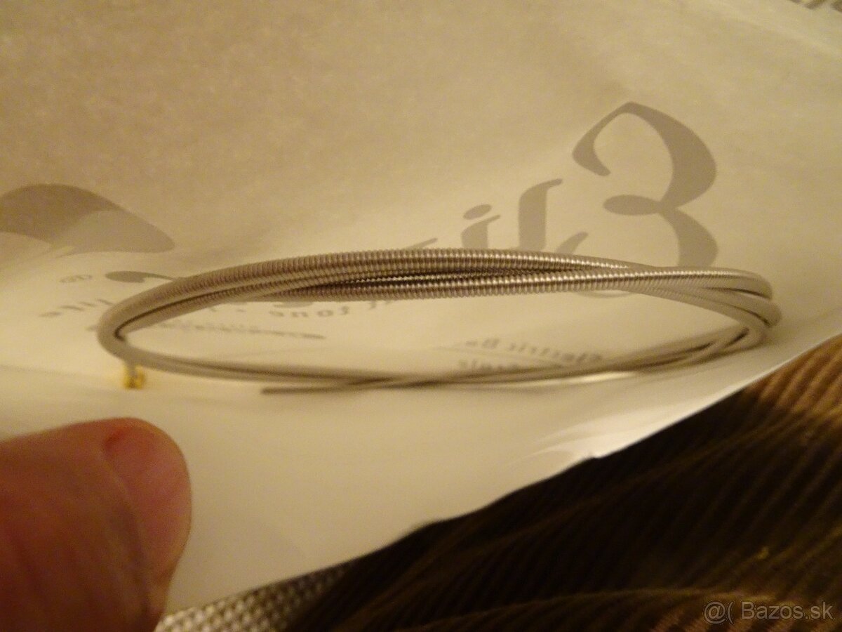 Predám NOVÉ STRUNY ELIXÍR, Nano Web,Light Medium - 5