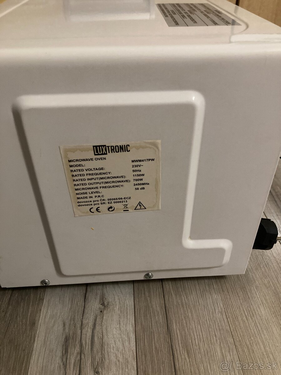 Mikrovlnka Luxtronic MWM417PW - 5