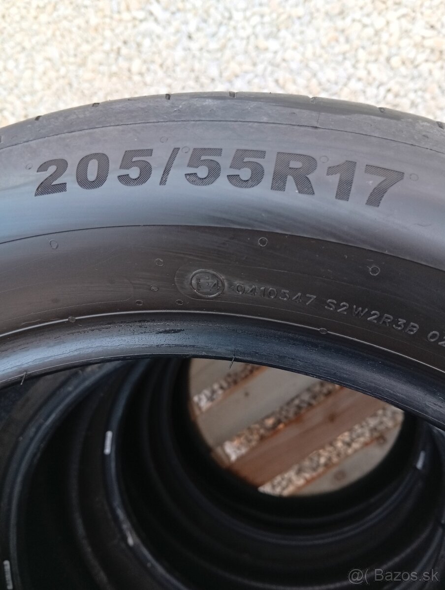 Predám letné pneu.205/55 R17 - 5