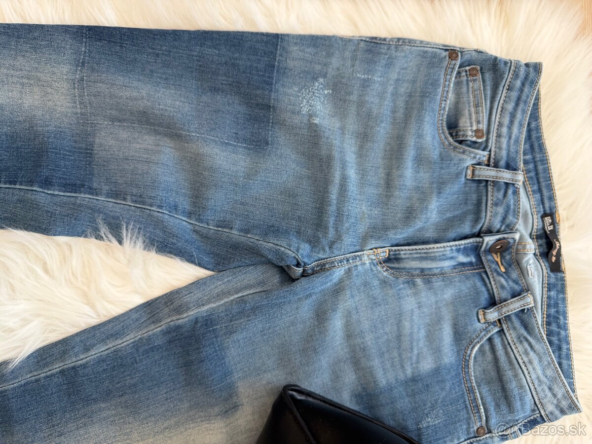 Dámske modré jeans, clockhouse, 36 - 5