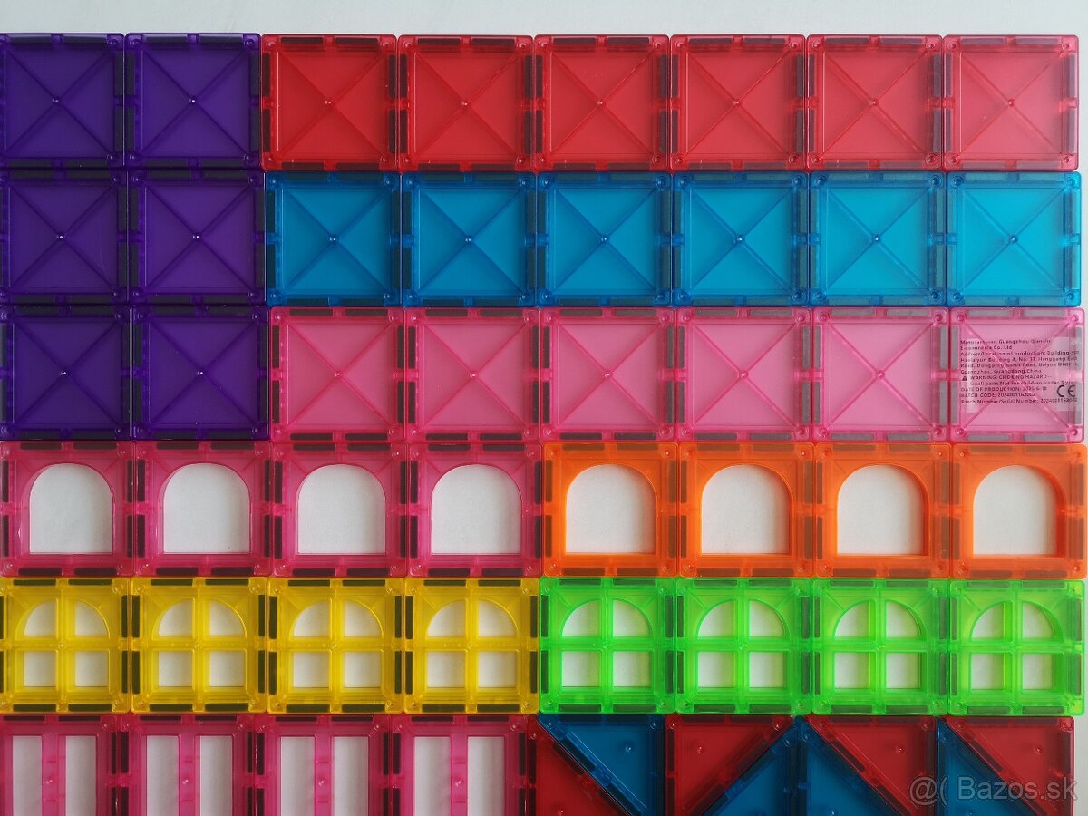 magnetické kocky- Sada 100 ks - 5