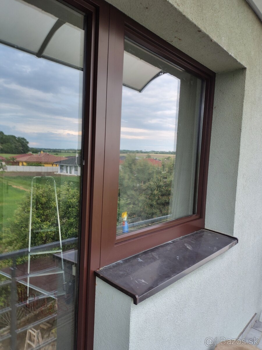 Ponúkam hliníkovú kapotáž na drevené eurookná - 5