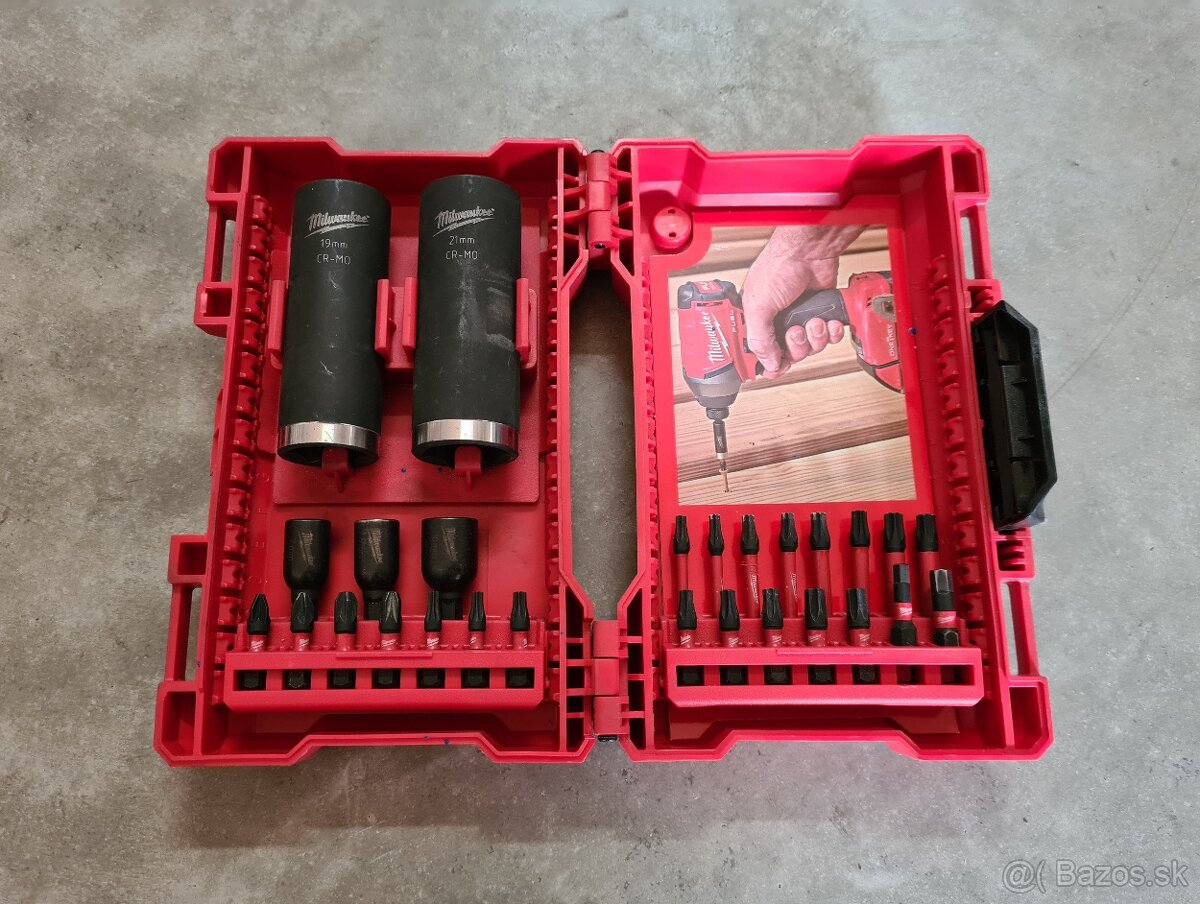 Sada bitov Milwaukee Shockwave - 5