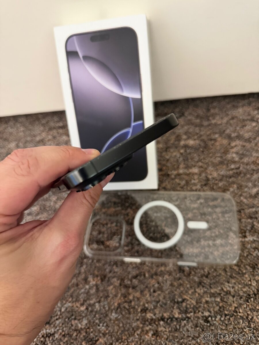 Apple iPhone 16 Pro 256 GB BLACK TITAN Čierny Titán TOP STAV - 5