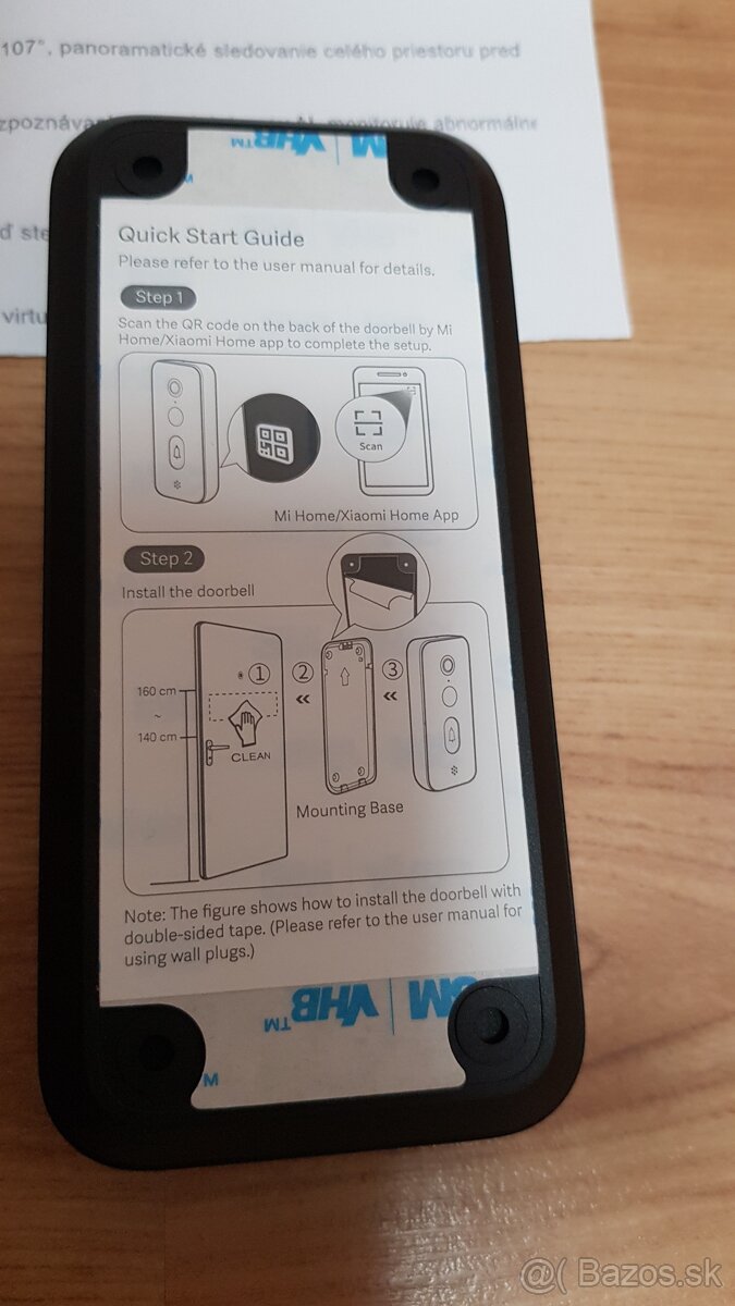 Inteligentný videozvonček Xiaomi Smart Doorbell - 5