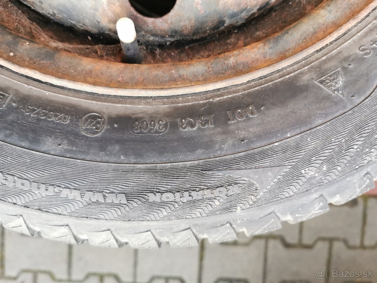 Zimné kolesá, pneu., disky 185/65R14 Matador Nordica Basic - 5