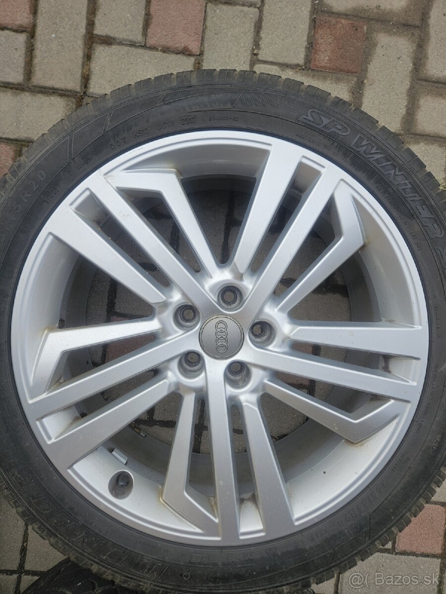 originál Audi 20" elektróny 8Jx20 ET39 - 5