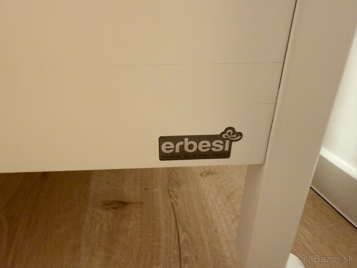 Detská postieľka Erbesi s medvedíkom a srdiečkami - 5