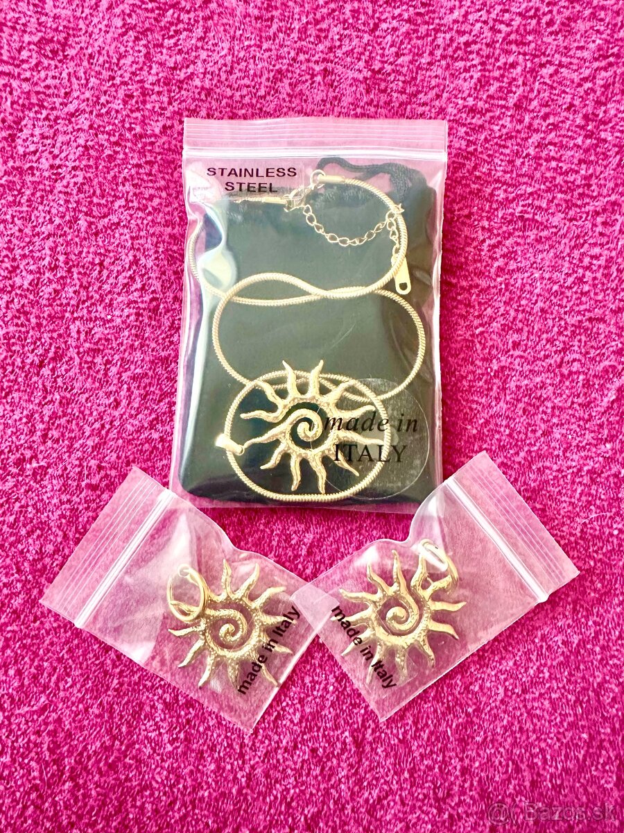 Nová oceľová súprava šperkov - 5