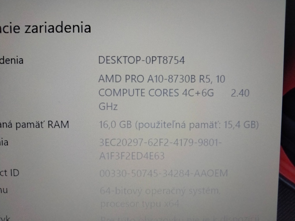 Hp elitebook 745 G4 ,AMD A10 quad core ,16gb ram , ssd+hdd - 5