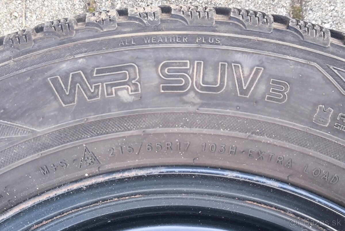 Zimná sada ŠKODA OCTAVIA-KODIAQ 215/65/R17 s puklicami - 5