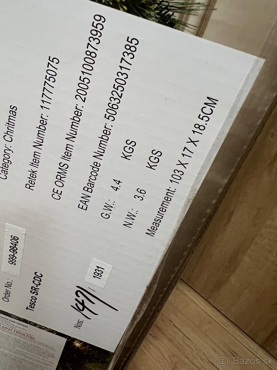 Vianočné stromčeky 3D umelé husté 250cm, 150cm 103cm - 5