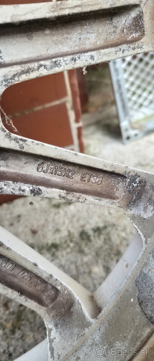 Original vw kolesa R15,5×100 - 5