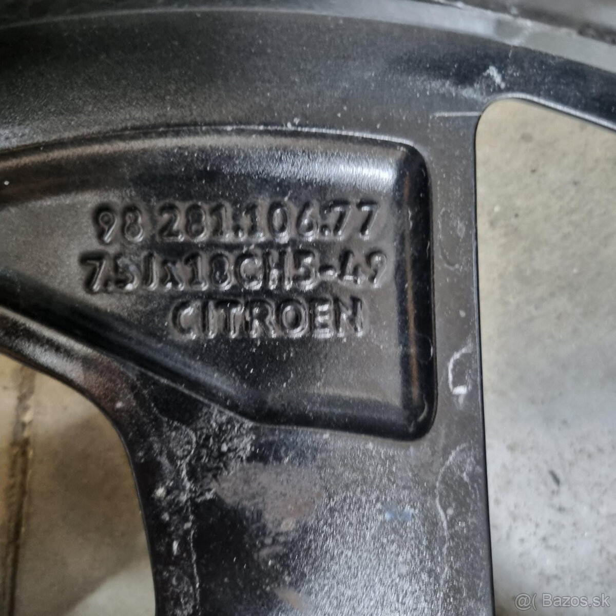 Hliníkové Citroen disky 5x108 R18 7,5J ET49 - 5