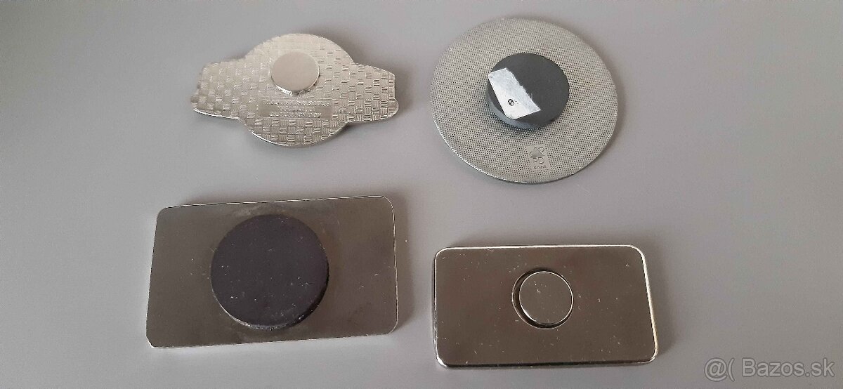 Magnetky zberateľské, kovové - 5