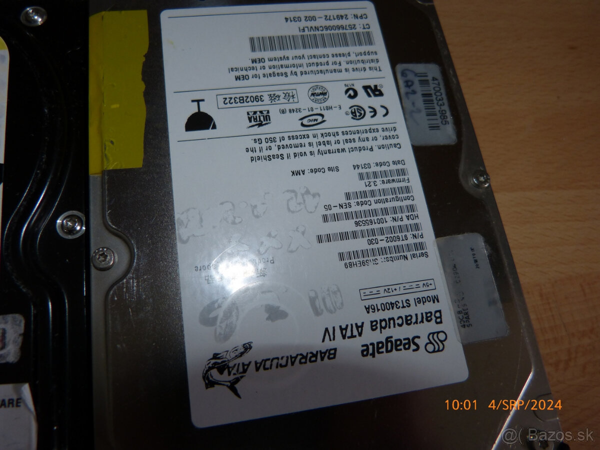ide hdd 40-60-80-320gb 20e kus - 5