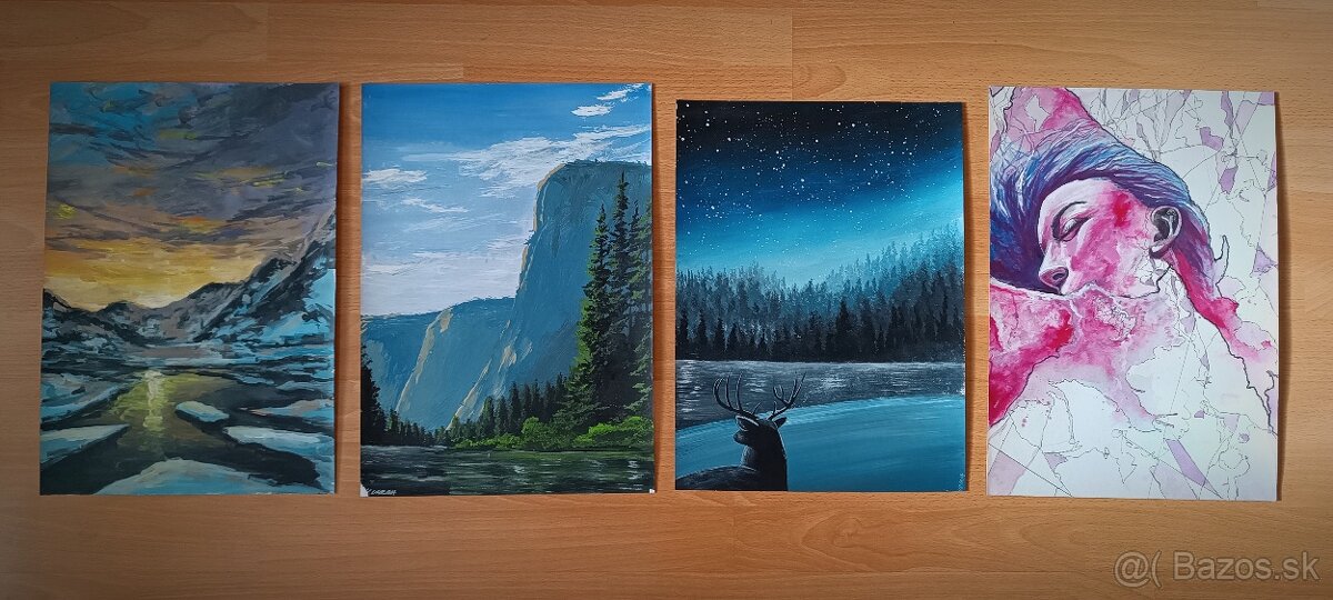 Akrylové obrazy 40x30cm - 5