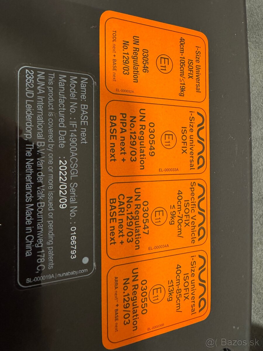 NUNA TODL NEXT sedačka + základňa (ISOFIX) - 5