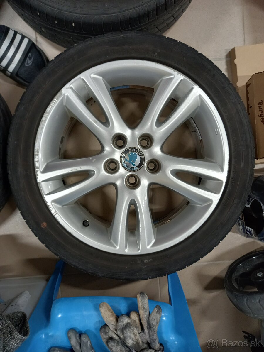 5x100 R16 - 205/45 R16 letne - 5