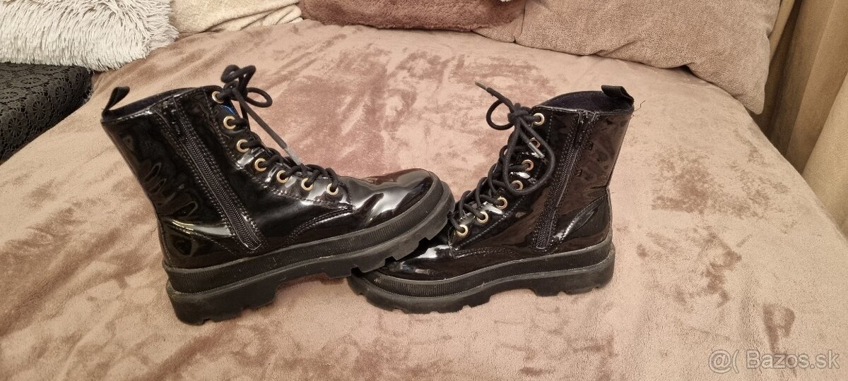 Lakované čižmy h&m 35 - 5