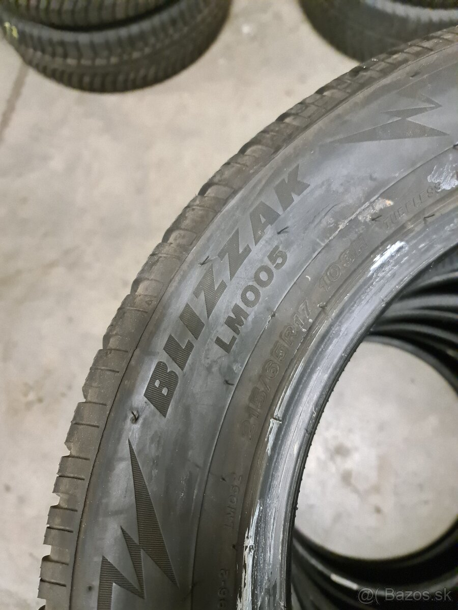 215/65 R17 ZIMNE PNEU BRIDGESTONE - 5