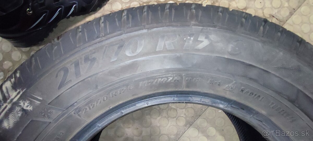 ⭐ Zimné 2ks.C-čkové 215/70 R15 C MATADOR ⭐ - 5