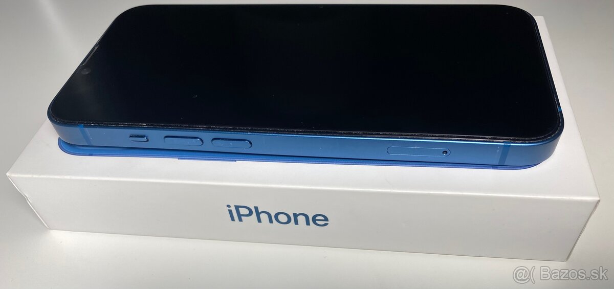 iPhone 13 modrý, TOP stav s komplet balením - 5