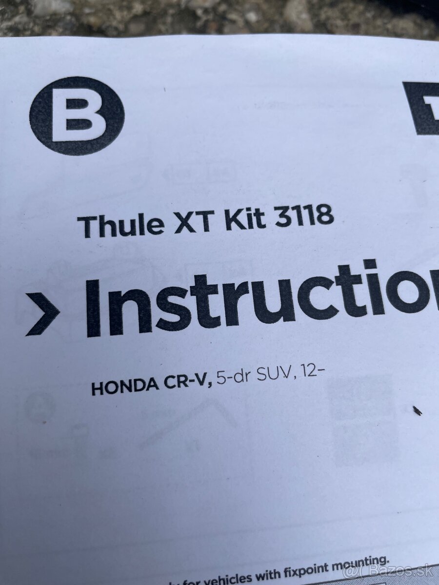 Honda cr-v strešný nosič - 5