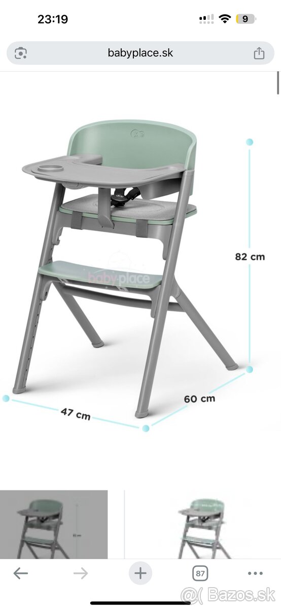 Kinderkraft stolička Livy 3v1 - 5