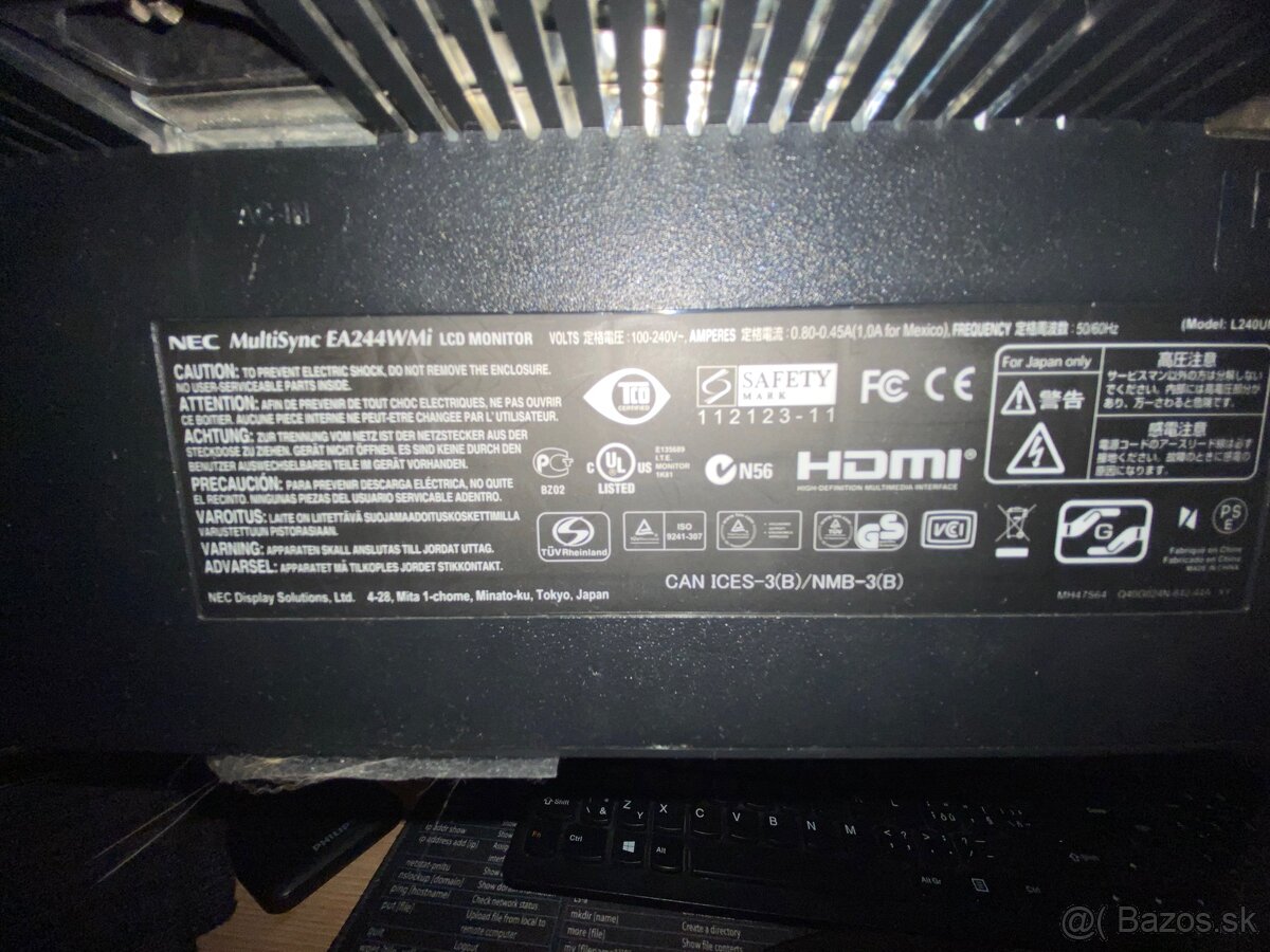 Monitor NEC MultiSync EA244WMi - 5