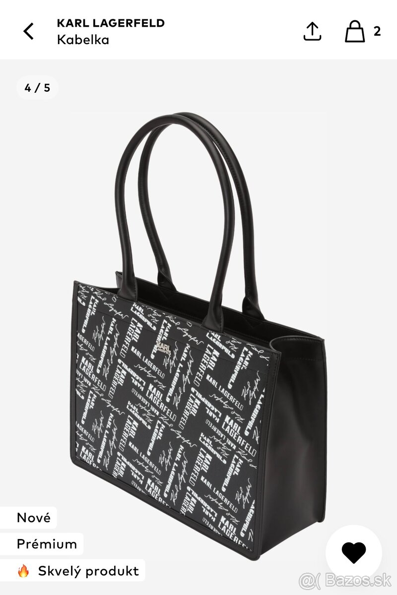 Kabelka originál Karl Lagerfeld s visačkou - 5