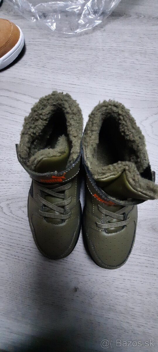 Puma topánky, poltopánočky, PUMA, zateplené - 5