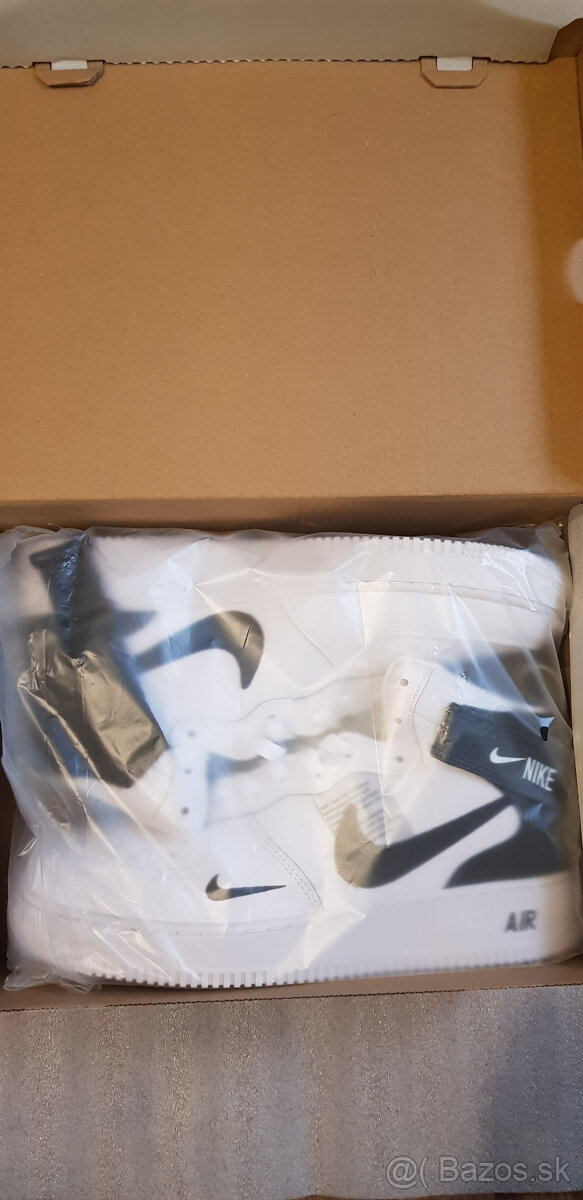 NIKE AIR FORCE 1 MID 07 WHITE - 5