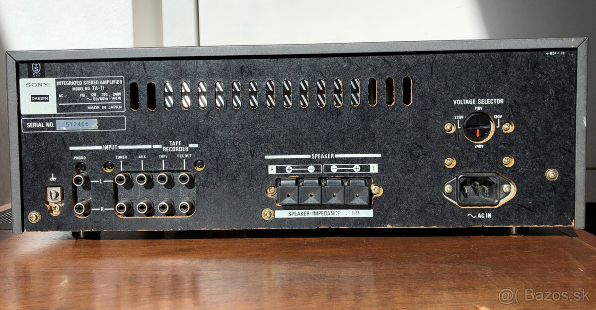 SONY TA 11 stereo zosilnovac - 5