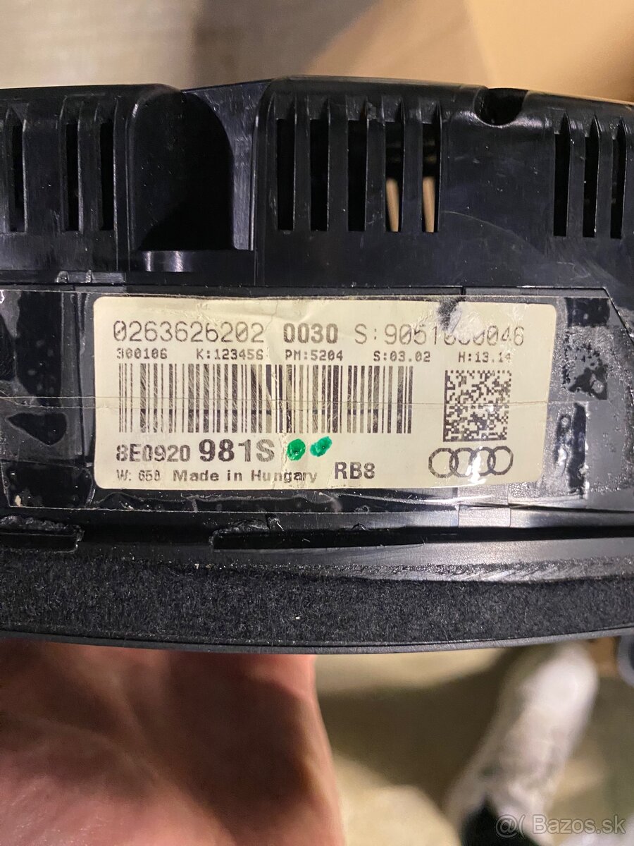 Tachometer RS4 b7 - 5