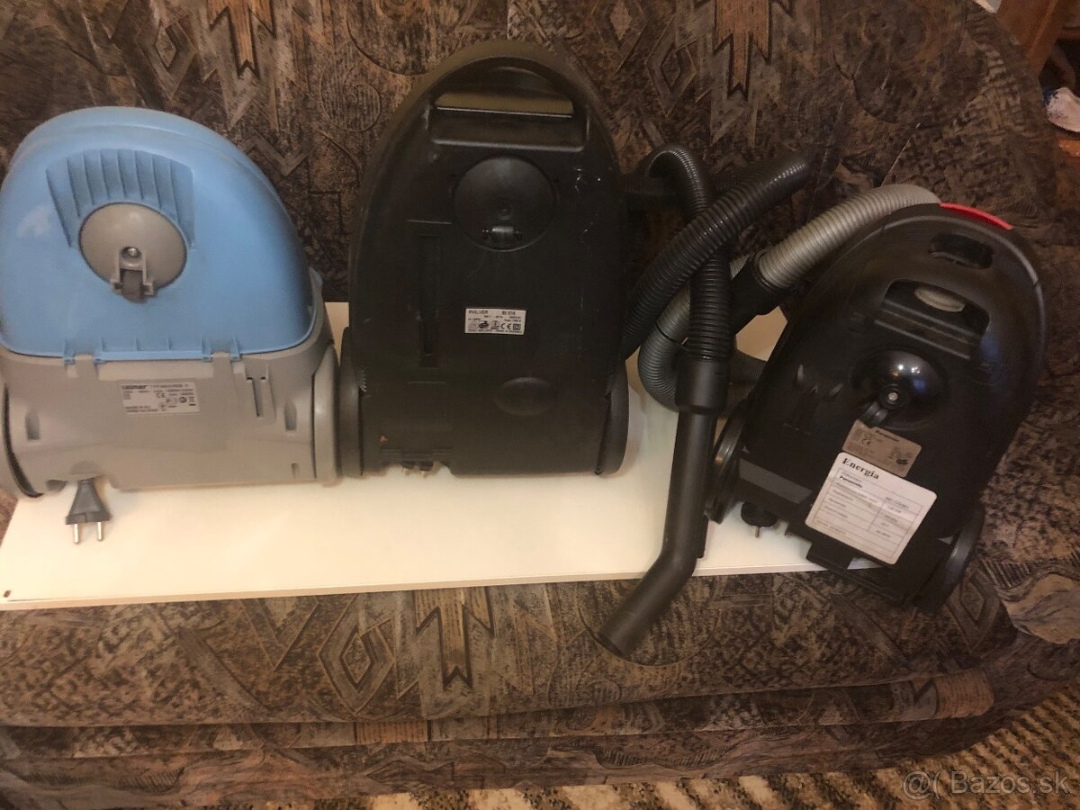 Predám tieto 3 ks kompletné funkčné a výkonné vysávače - 5