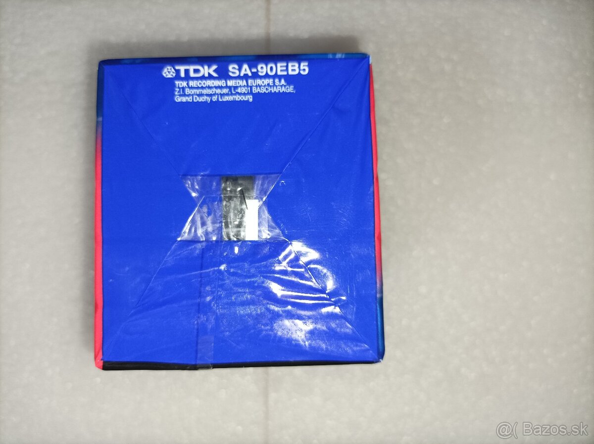 TDK SA90 - 5-kusové balenie MC kazety - 5