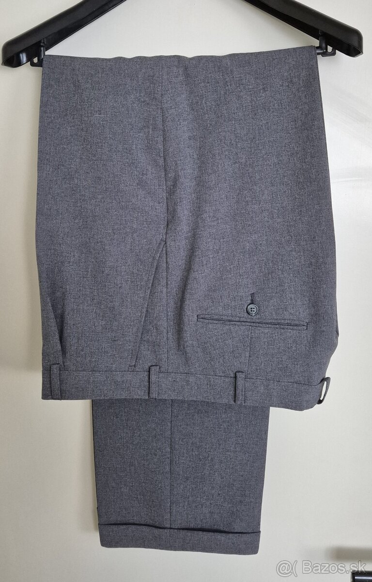 Pánsky oblek Daniel Moore šedý - poštovné zdarma - 5
