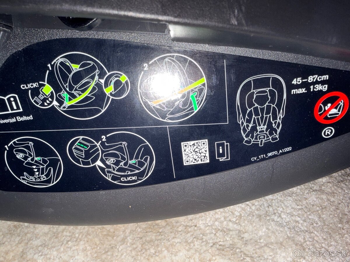 Cybex autosedačka Cloud T i-size Plus, sepia black - 5