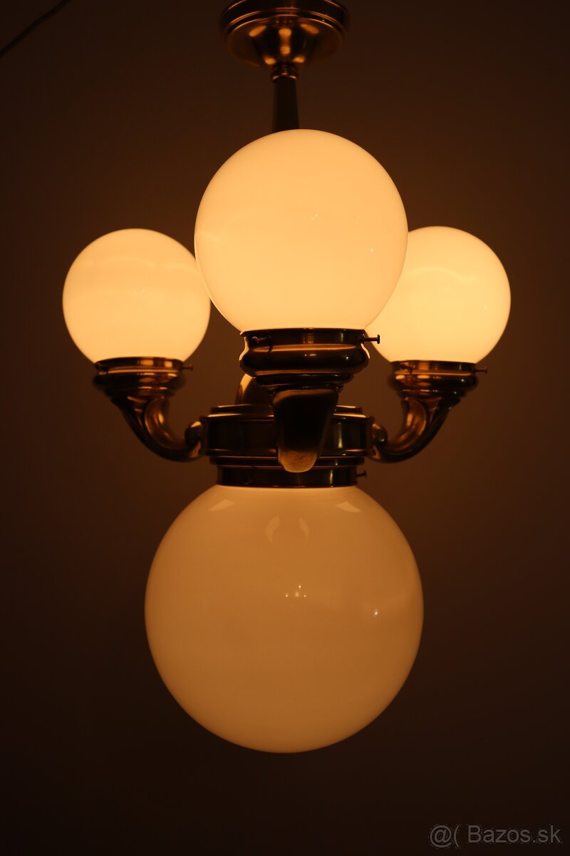 Starožitný mosadzný luster. - 5