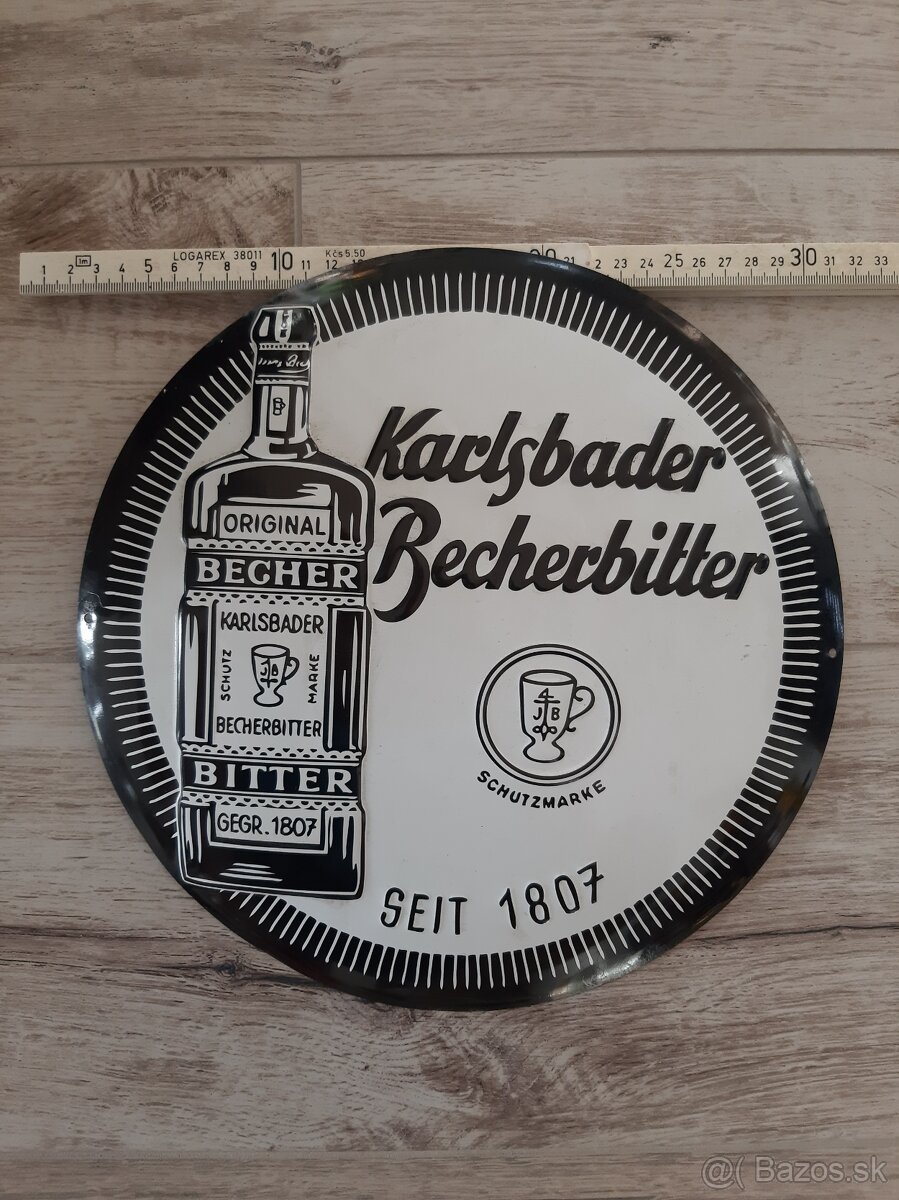 Plechové cedule MAGGI, BECHER, ORBIT. .. - 5