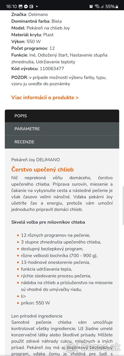 Pekáreň chleba Delimano joy - 5