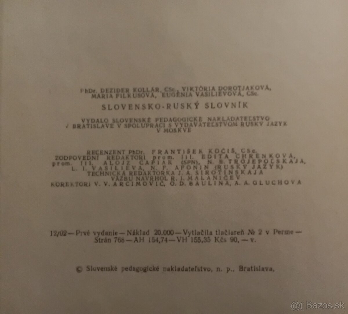 Učebnice slovenského pravopisu a slovensko-ruský slovník - 5