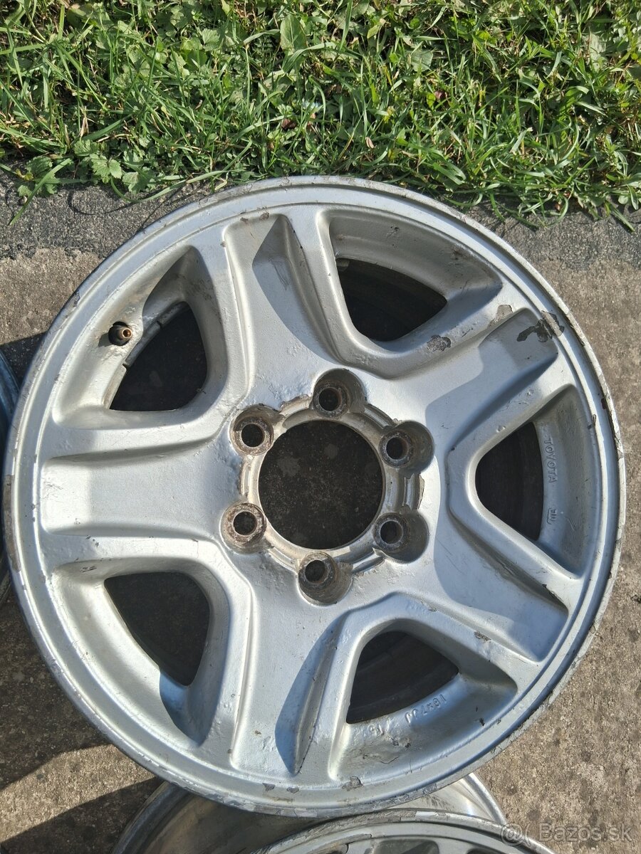 Predam hlinikove disky na Toyota Land Cruiser J9. 16 zoll