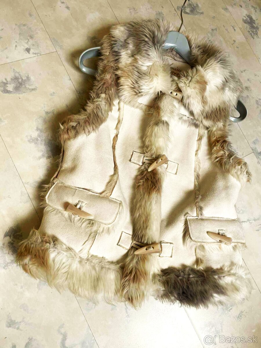 Kožušinová vesta S/M - 5