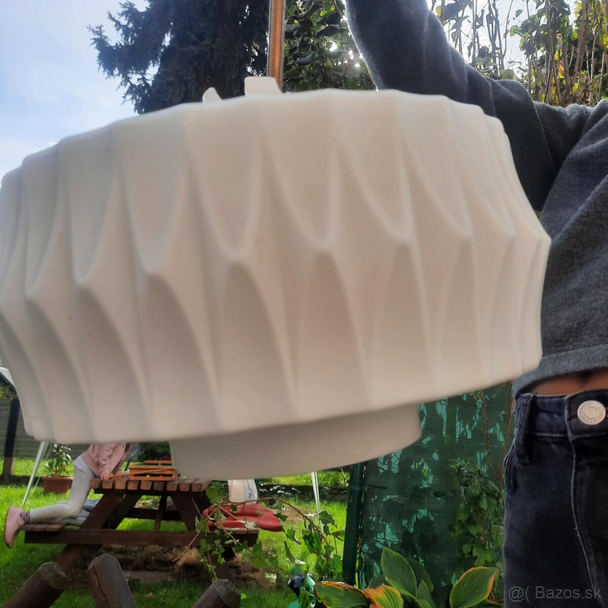 Krásny starý závesný luster. - 5