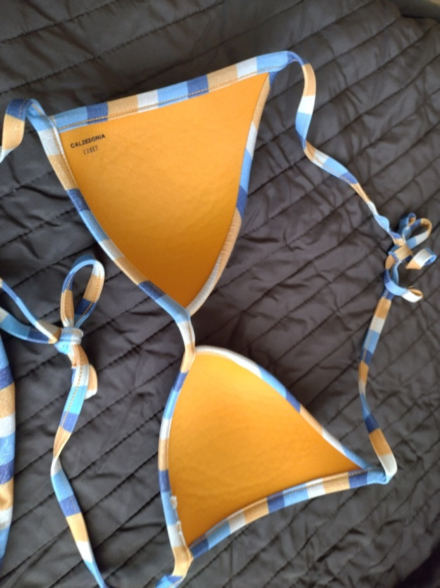 NOVE Calzedonia trblietave pasikave bikini - 5