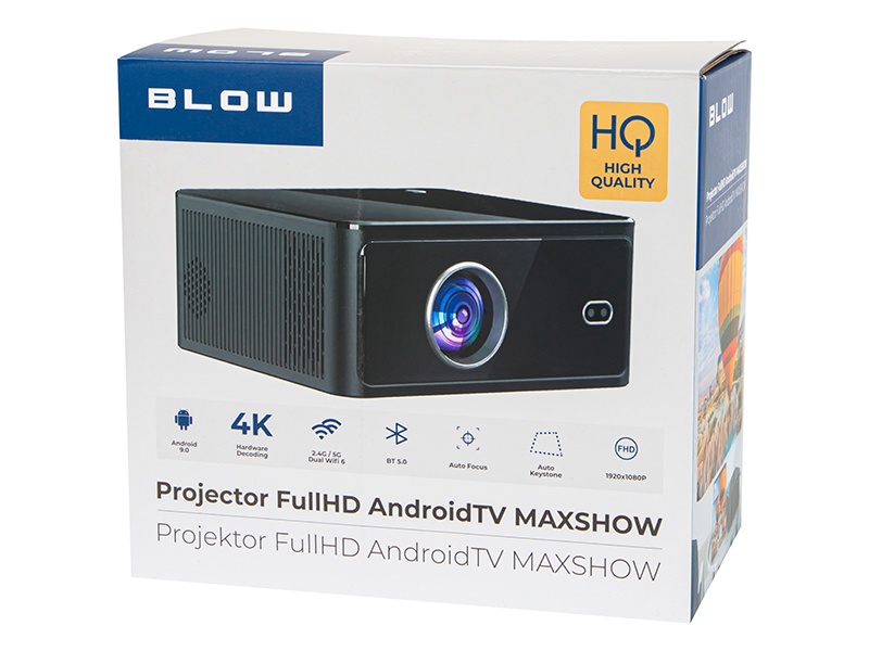 Projektor FullHD AndroidTV BLOW MAXSHOW - 5