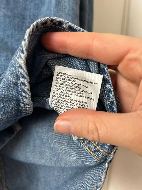 Dámska riflová košeľa - 5