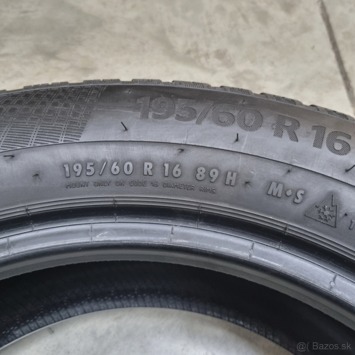 Zimné pneumatiky 195/60 R16 CONTINENTAL - 5